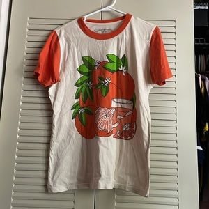 Big bud press orange juice t shirt XS